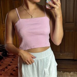 Pink tank top